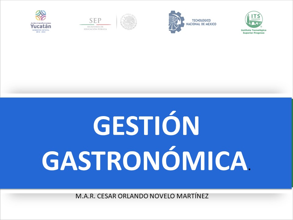 Gestión de Negocios Gastronómicos y Turísticos 