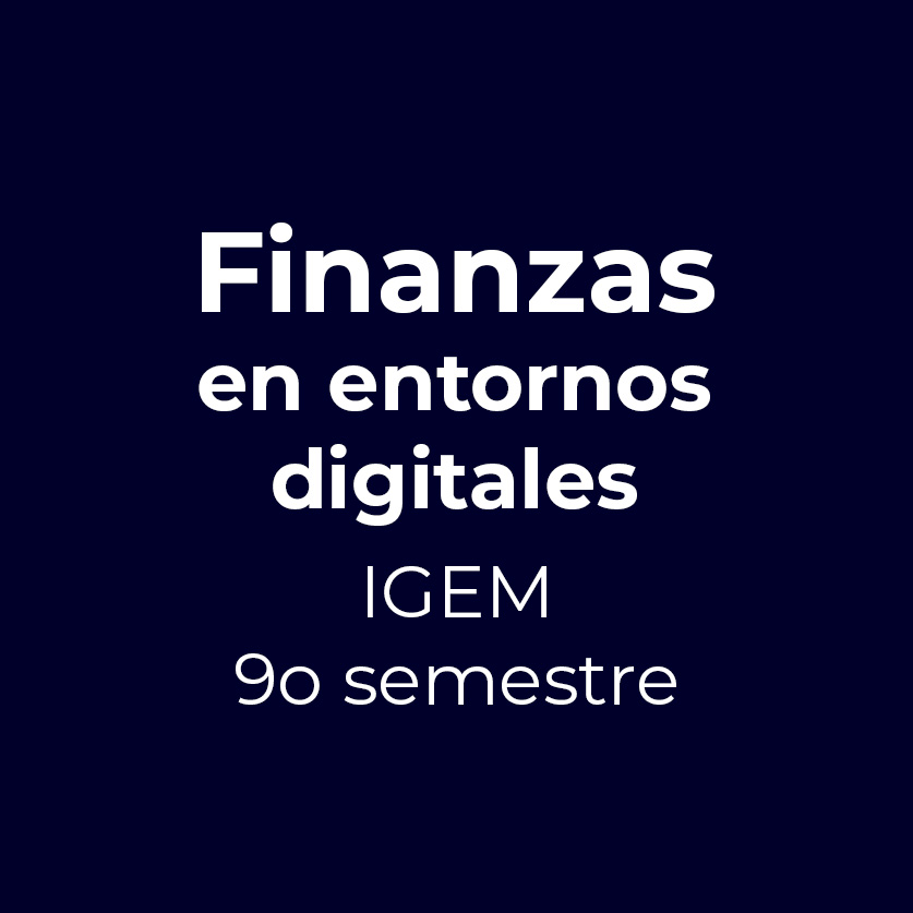 Finanzas en entornos digitales 